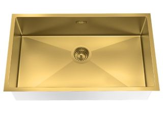 Кухонная мойка IDDIS Edifice EDI74B0i77 74см золото матовое